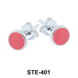 Circular Shaped Stud Earring STE-401
